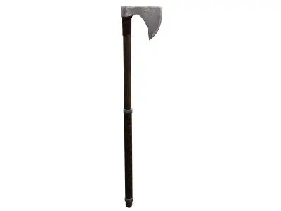 Ax Medieval Low-poly 3D model purchase