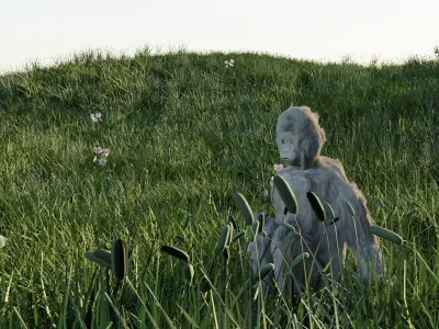 Gibbon Low-poly 3D model