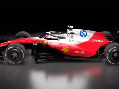2026 Ferrari SF26 F1 v2 Update 3D model
