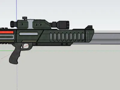 M-98 Widow Low-poly 3D model