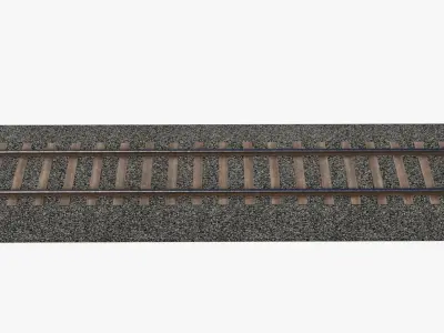 Railroad Pack Low-poly 3D model