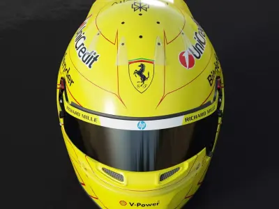 F1 Lewis Hamilton Helmet 2026 3D model