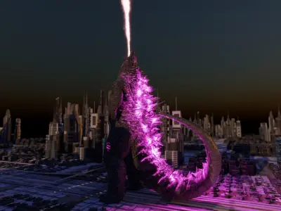 Godzilla 2024 3D model