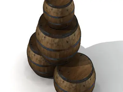 barrels 01 3D model