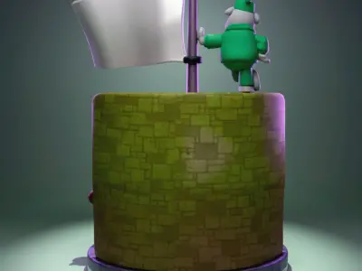 Beetle Bailey 3D print model