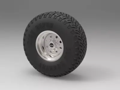 Offroad wheel 3 3D model