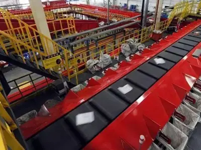 Cross Belt Sorter Conveyors 3D model