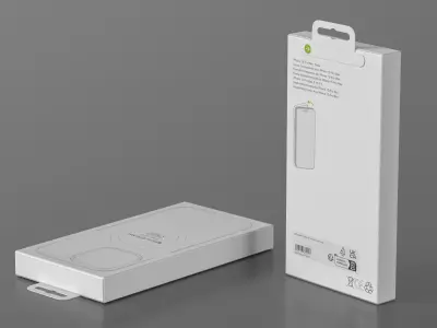 Apple iPhone 15 Smartphone Clear Case Packaging 3D model