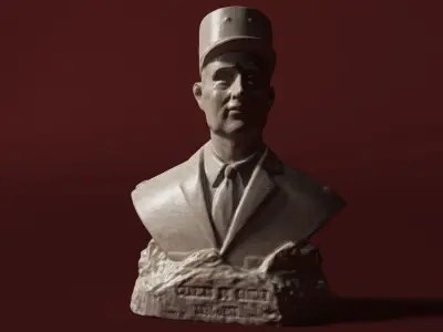De Gaulle Bust 3D model