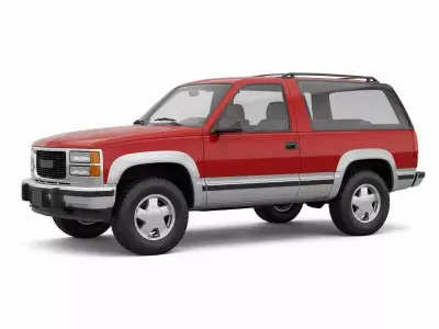 Vintage Full Size 2 Door SUV 3D model