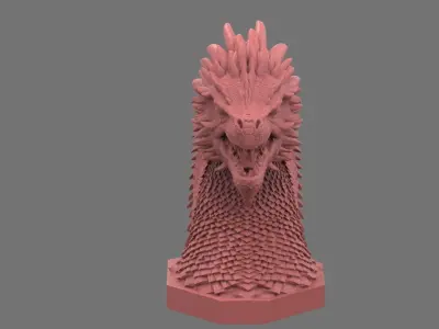 dragon head Free 3D print model