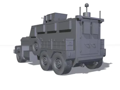 COUGAR ARMORED VEHICLE 3D model