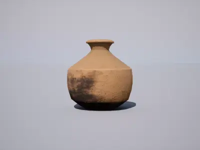 Egyptian Jar Low-poly 3D model buy