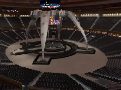 3D Concert Stadium 3D model