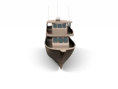 Day Boat 3D model