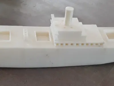 LibertyShip ship 3D print model