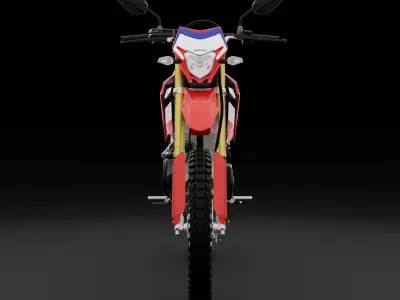 2017 Honda CRF150 L 3D model