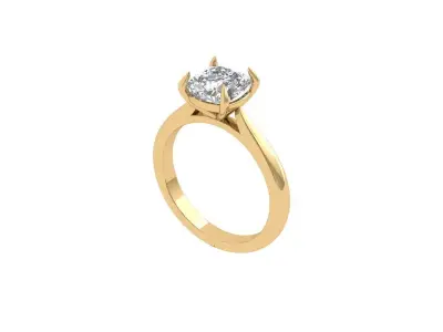 Cushion Ring 3D print model 7