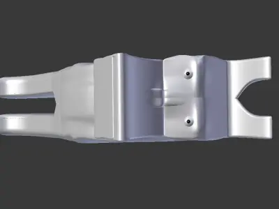 Husky metal bracket Free low-poly 3D model