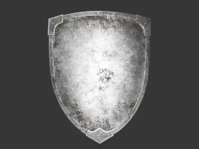 Medieval Collection Knightly Sword and Shield 3D Model Pack
