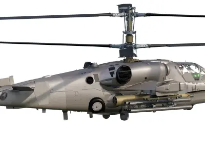 Kamov ka-52 Alligator 3D model by stationary94
