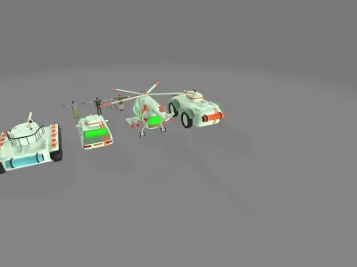 army pack 3D model