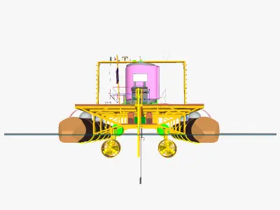 AT catamaran EM 3D model