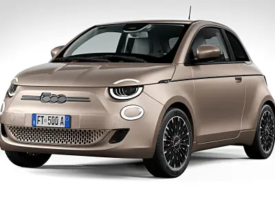 2021 Fiat 500 3plus1 3D model purchase