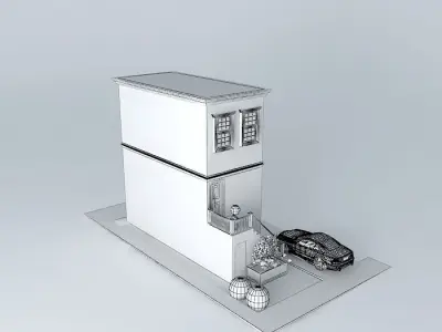 casa vitoriana victorian house Free 3D model