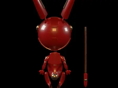 Littile Bot Bunny    3D model