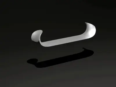 Roux Retractor Low-poly 3D model