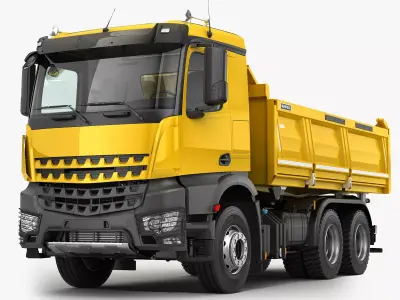 Dump Truck 6X4 3D model