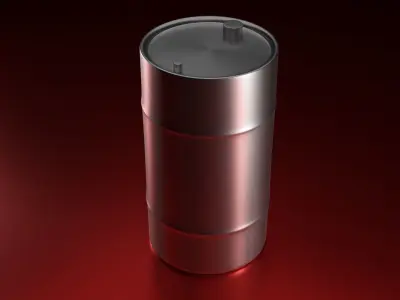 barrel cylinder Low-poly 3D model