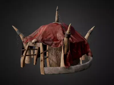 Orc House Low-poly 3D model purchase