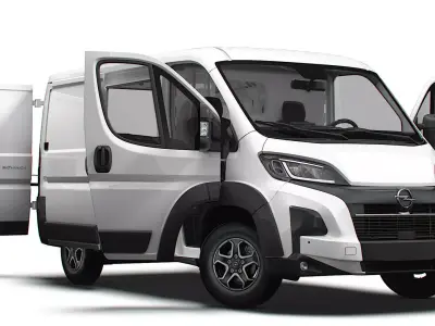 Opel Movano e Van L1H1 HQ Interior 2025 3D model