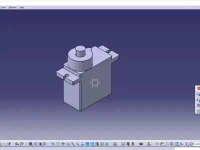 9G Servo 3D model