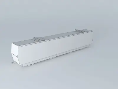 Low-poly Subway Train Free 3D model