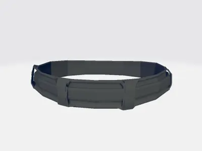 Waistband belt Low-poly 3D model