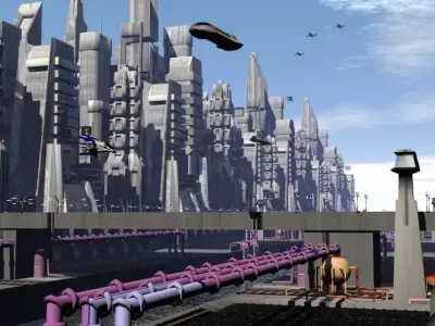 City  for Games Free 3D model