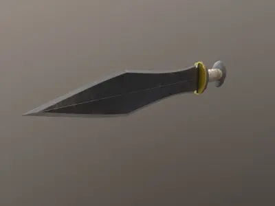 Gladius sword Low-poly 3D model