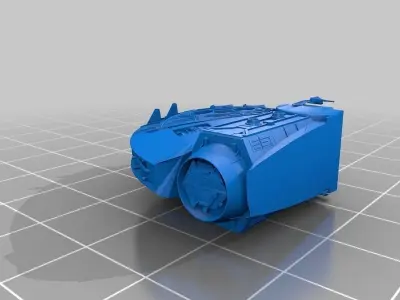 Millennium Falcon V1 1 Free 3D print model