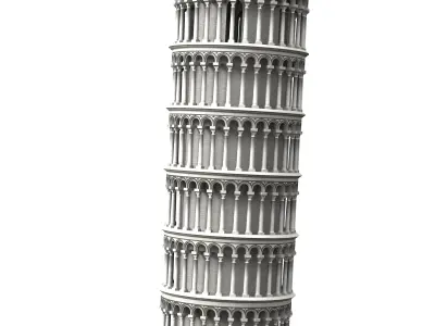 Leaning Tower of Pisa 3D model buy