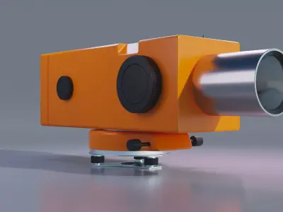 Theodolite - Leveling Machine 3D model