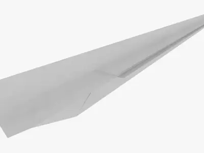 Paper Plane 3D model get