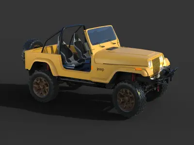 JEEP WRANGLER 3D model purchase