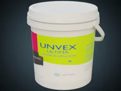 Paint Bucket 1A Low-poly 3D model