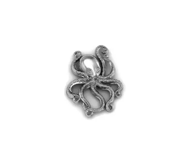 Octopus Pendant or Part to use 3D print model