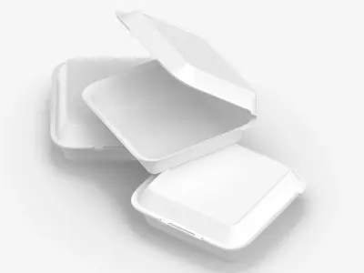 Cardboard Box Set 03 3D model