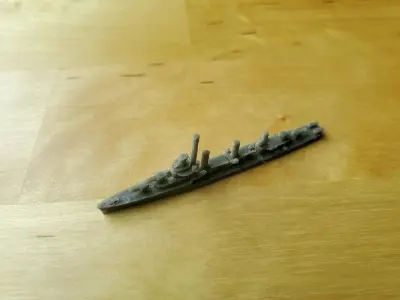 US Benson Class Destroyer Warship 3D print model