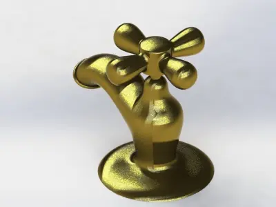 Water Tap Fitting 3D model
